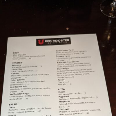 Red Rooster Brick Oven